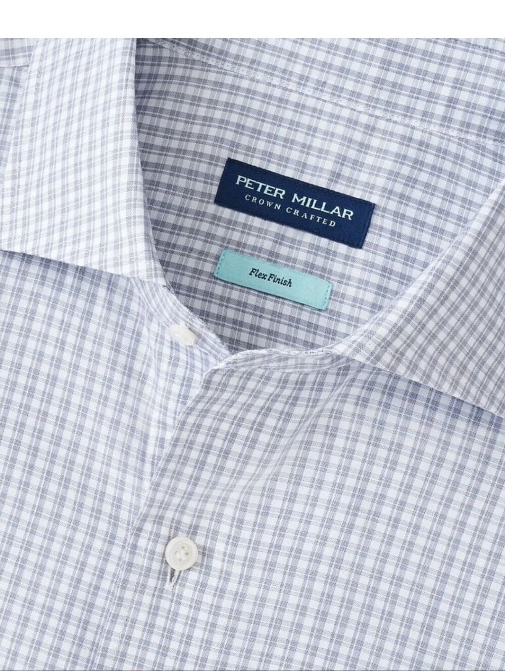 Peter Millar Torino Cotton Sport Shirt (Nebula Blue) Regular price $250 - Large